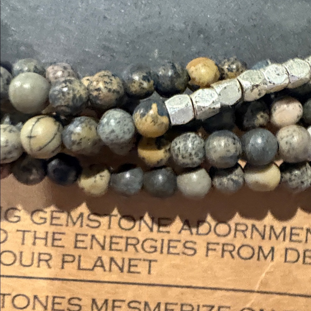 Scout - Desert Jasper Multi-Strand Beaded Bracelet / necklace.  Jewelry. NWT - Picture 2 of 9
